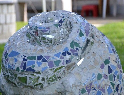 самодельные фигурки для сада - улитки