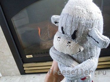 Игрушка Обезьянка - из носков своими руками