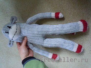 Игрушка Обезьянка - из носков своими руками