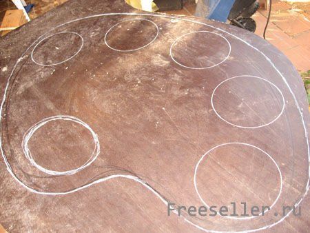 Изготовление подставки для садовых горшков - Палитра