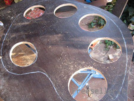 Изготовление подставки для садовых горшков - Палитра