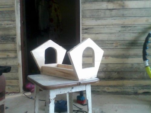 Изготовление кормушки для птичек