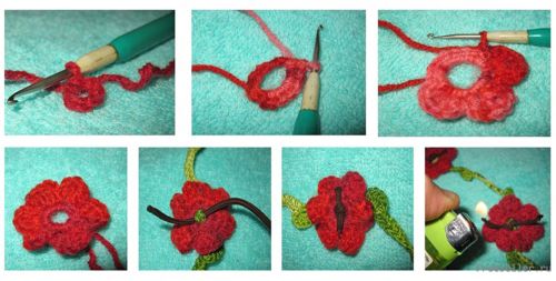 Ожерелье: Цветочная поляна своими руками