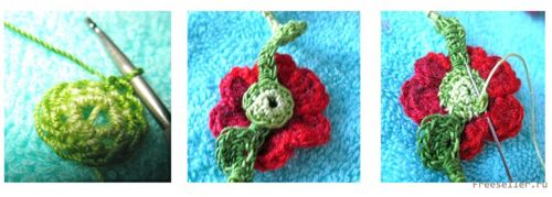 Ожерелье: Цветочная поляна своими руками