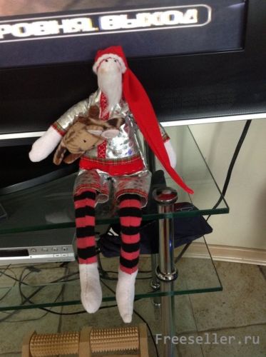 Кукла Санта Клауса своими руками