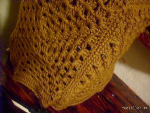 Вяжем Ажурный рассеиватель для светильника