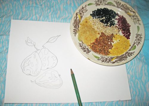 Изготовление картины съедобный натюрморт