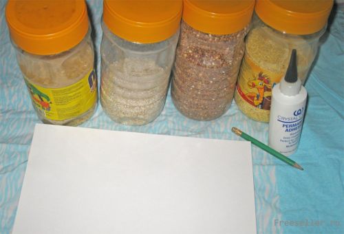 Ингредиенты для изготовления картины съедобный натюрморт