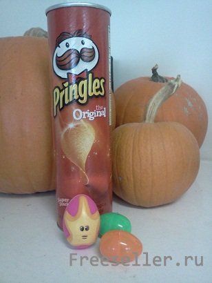 Контейнер для детских игрушек из банки от чипсов Принглс