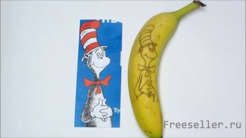 Как сделать тату на бананах