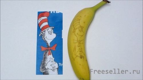 Как сделать тату на бананах