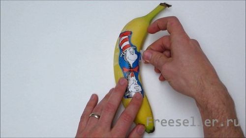 Как сделать тату на бананах
