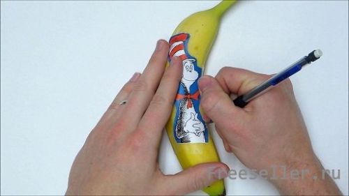 Как сделать тату на бананах