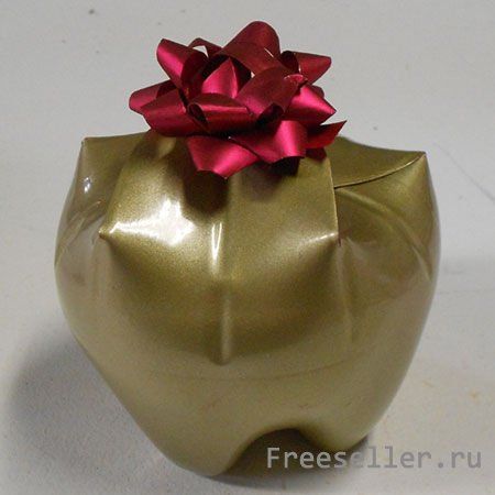 Шкатулка для мелочей из пластиковых бутылок