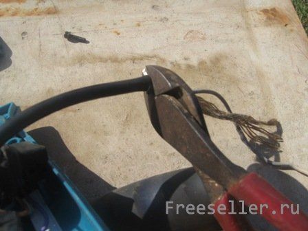 Ремонт электрического шнура дрели своими руками.