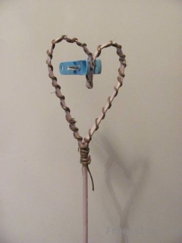 Сердце из бисера - изготовление