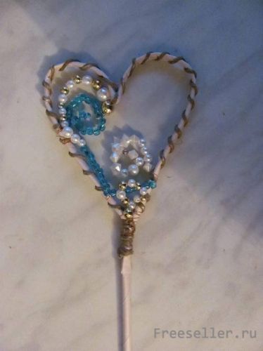 Сердце из бисера своими руками