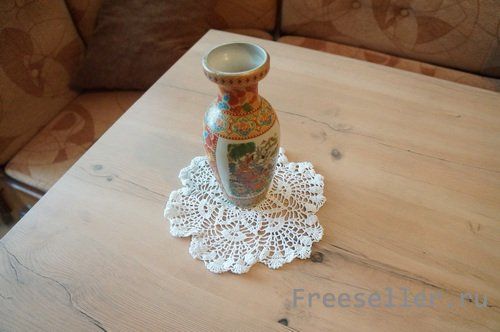 Вязание Ажурной салфетки