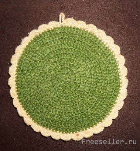 Вязание прихватки для горячего своими руками