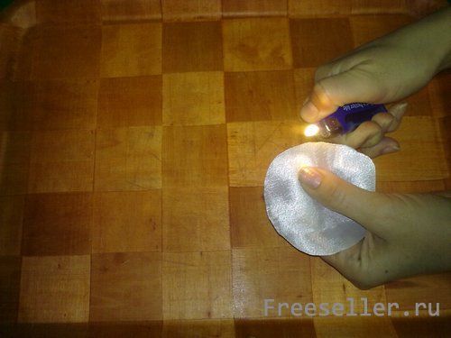 ?Цветок из ткани своими руками