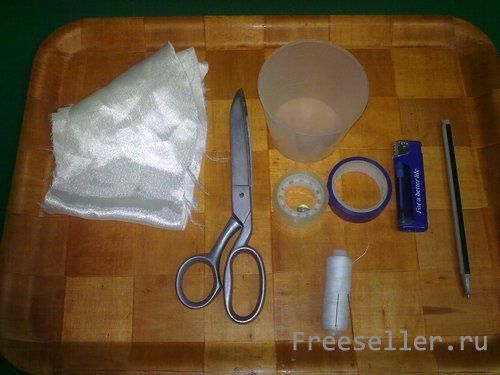 ?Цветок из ткани своими руками