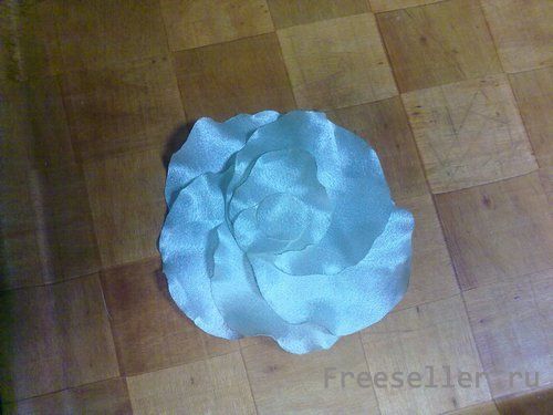 ?Цветок из ткани своими руками