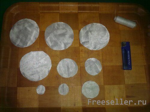 ?Цветок из ткани своими руками