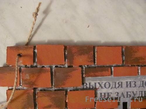 Табличка на входную дверь своими руками