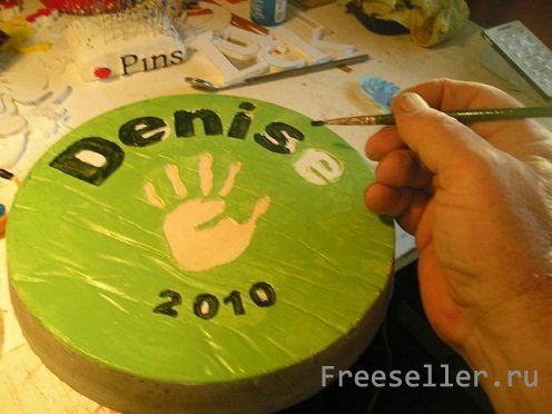 Как сделать памятные каменные плиты своими руками.