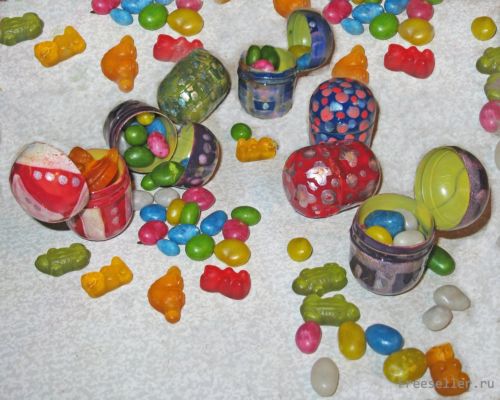 Сладкие яйца Фаберже к Пасхе своими руками