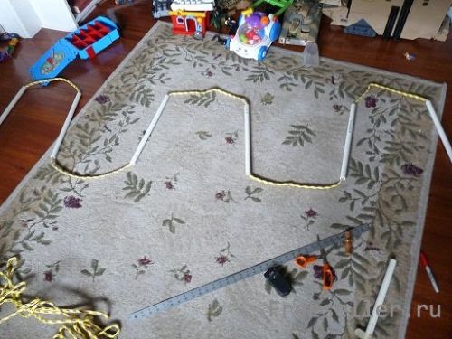 Самодельная веревочная лестница