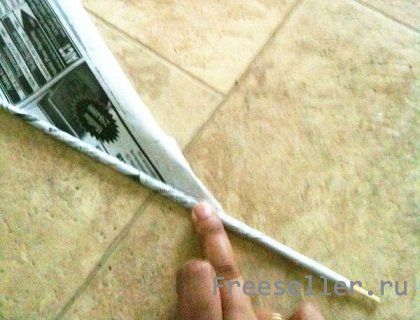 Вазы из газет и журналов своими руками - процесс изготовления