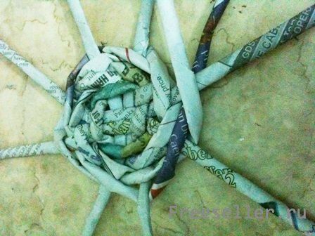 Вазы из газет и журналов своими руками - процесс изготовления