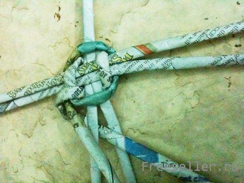 Вазы из газет и журналов своими руками - процесс изготовления