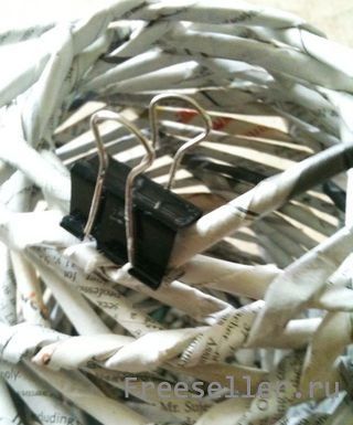 Вазы из газет и журналов своими руками - процесс изготовления