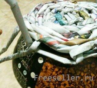 Вазы из газет и журналов своими руками - процесс изготовления