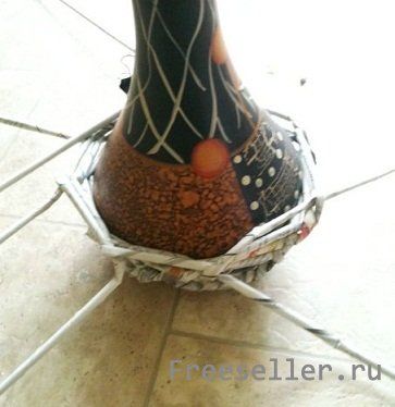 Вазы из газет и журналов своими руками - процесс изготовления