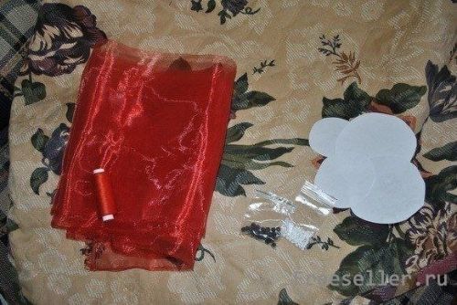 Как сделать на футболке объемные цветы своими руками.