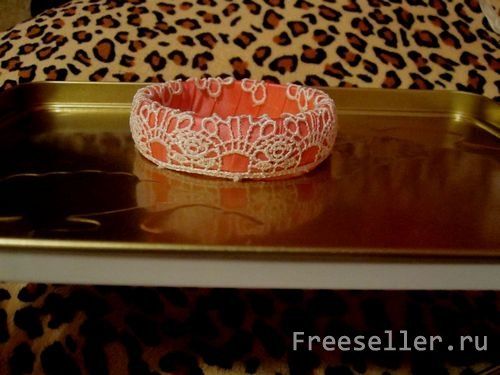 Делаем ажурный браслет своими руками.