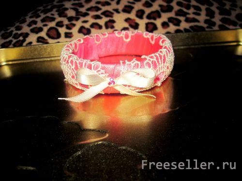 Ажурный браслет своими руками.