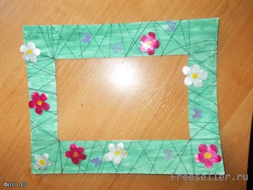Как сделать "Весеннюю фоторамку" своими руками.