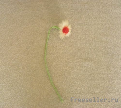 ?Цветы из перьев своими руками