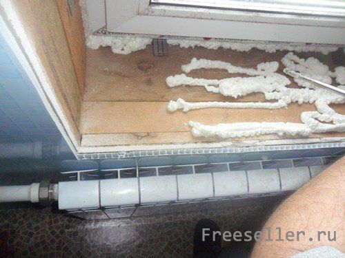 Монтаж пластикового подоконника своими руками