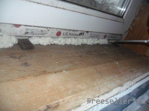 Монтаж пластикового подоконника своими руками