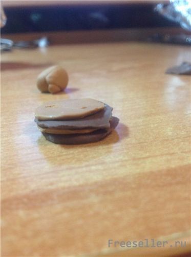 Мастер класс по изготовлению брелока- торта из полимерной глины