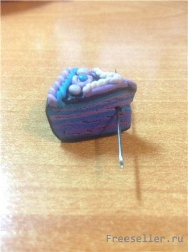 Мастер класс по изготовлению брелока- торта из полимерной глины