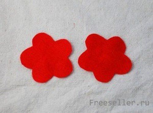 Как сделать розочку из ткани своими руками.