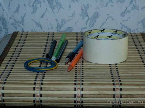 Как сделать офисный мини арбалет своими руками из ненужных вещей.