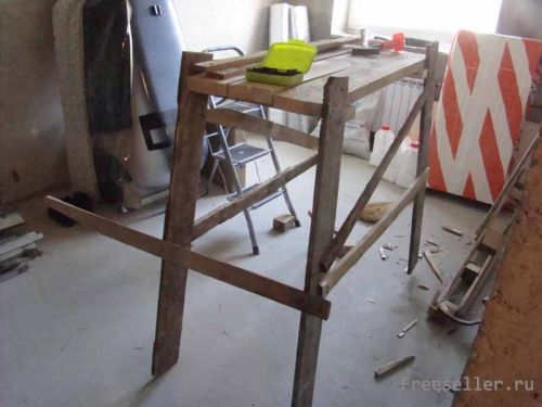 Как сделать козлик из поддонов своими руками