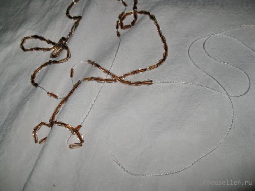 Вяжем красивый браслет своими руками.